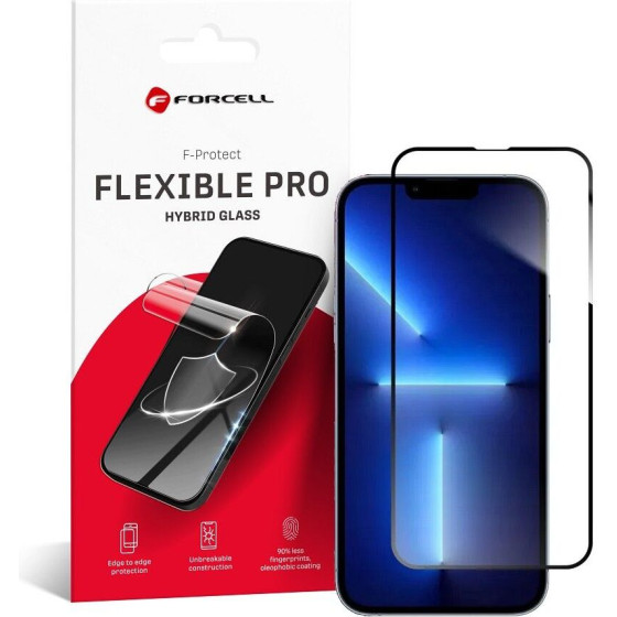 FORCELL Flexible Nano Glass 5D For Iphone 13 Pro Max/14 Plus black