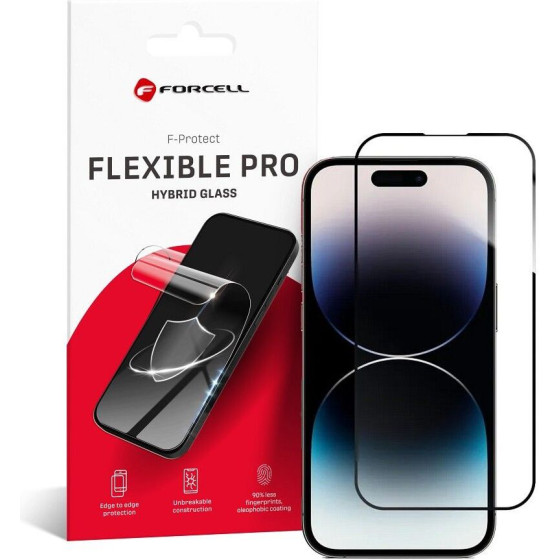 FORCELL Flexible Nano Glass 5D For Iphone 14 Pro black