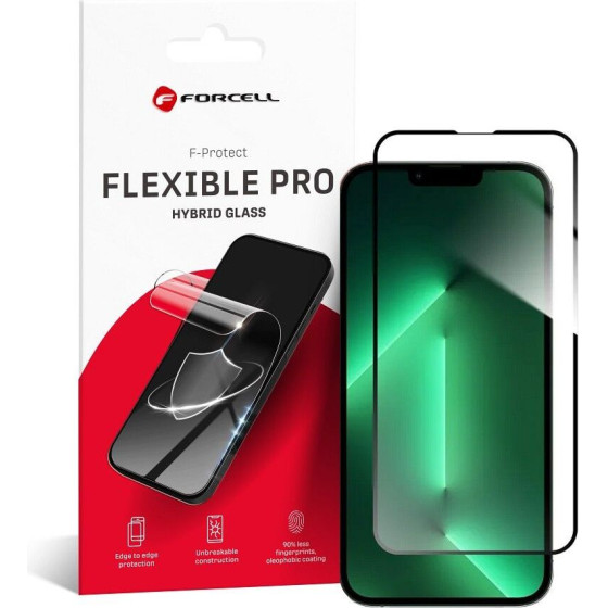 FORCELL Flexible Nano Glass 5D For Iphone 13/13 Pro/14/16e black