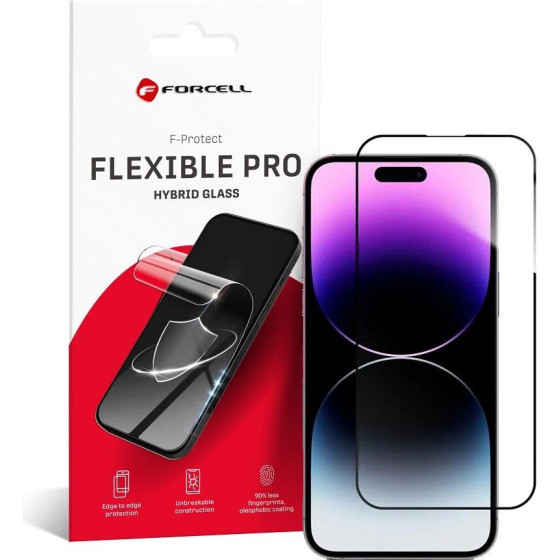 FORCELL Flexible Nano Glass 5D For Iphone 14 Pro Max black