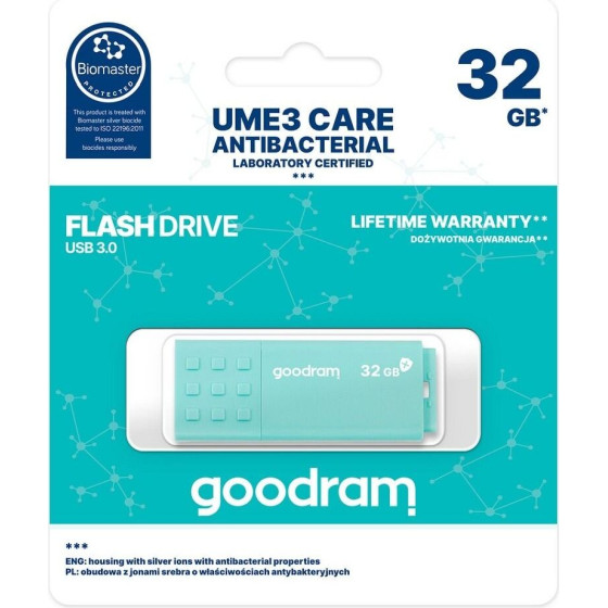 GoodRAM Pendrive UME3 32GB USB3.0 (Biomaster protected)
