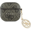 Guess Case For Apple Airpods 4 GUA4P4E4CDw (Pu 4G W/ Strass Charm) brown