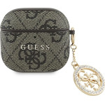 Guess Case For Apple Airpods 4 GUA4P4E4CDw (Pu 4G W/ Strass Charm) brown