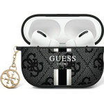 Guess Case For Apple Airpods Pro 2 (2022 / 2023) GUAP2P4RPsk (4G Printed Stripes Charm) black