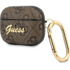 Guess Case For Apple Airpods Pro GUAP4GSmw (4G Script Metal Collection) brown