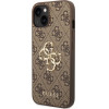 Guess Case For Iphone 13 / 14 / 15 GUHCP14S4GMgbr (4G Big Metal Logo) brown