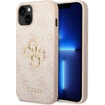 Guess Case For Iphone 13 / 14 / 15 GUHCP14S4GMgpi (4G Big Metal Logo) pink