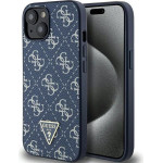 Guess Case For Iphone 13 / 14 / 15 GUHCP15SPG4GPb (4G Triangle Metal Logo) blue
