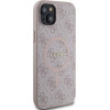 Guess Case For Iphone 14 Compatible With Magsafe GUHMP14SG4GFrp (4G Ring Classic logo) pink