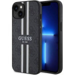 Guess Case For Iphone 14 Compatible With Magsafe GUHMP14SP4RPsk (4G Printed Stripes) black