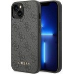 Guess Case For Iphone 14 GUHCP14SG4GFgr (4G Gold Logo) grey