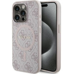 Guess Case For Iphone 14 Pro Max Compatible With Magsafe GUHMP14XG4GFrp (4G Ring Classic logo) pink