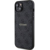 Guess Case For Iphone 15 Compatible With Magsafe GUHMP15SG4GFrk (4G Ring Classic logo) black