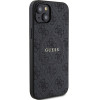 Guess Case For Iphone 15 Compatible With Magsafe GUHMP15SG4GFrk (4G Ring Classic logo) black