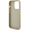 Guess Case For Iphone 15 Pro GUHCP15LHG4SGd (Fixed Glitter Big 4G) gold