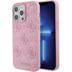 Guess Case For Iphone 15 Pro GUHCP15LP4EPmp (Quilted 4G Classic) pink