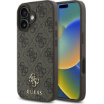 Guess Case For Iphone 16 Comaptible With Magsafe GUHMP16SP4SM4MW (Pu 4G Small And Classic) brown