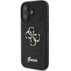 Guess Case For Iphone 16 GUHCP16SHG4SGk (Fixed Glitter Big 4G) black