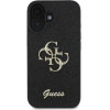 Guess Case For Iphone 16 GUHCP16SHG4SGk (Fixed Glitter Big 4G) black