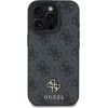 Guess Case For Iphone 16 Pro Comaptible With Magsafe GUHMP16LP4SM4MK (Pu 4G Small And Classic) black