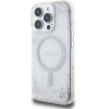 Guess Case For Iphone 16 Pro Compatible With Magsafe GUHMP16LRgrges (Resin Gradient Glitter) silver