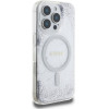Guess Case For Iphone 16 Pro Compatible With Magsafe GUHMP16LRgrges (Resin Gradient Glitter) silver
