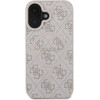 Guess Case For Iphone 16 Pro Max Compatible With Magsafe GUHMP16XG4GFrk (Pu 4G Ring Classic Logo) black