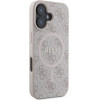 Guess Case For Iphone 16 Pro Max Compatible With Magsafe GUHMP16XG4GFrk (Pu 4G Ring Classic Logo) black