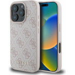 Guess Case For Iphone 16 Pro Max GUHCP16XG4GFpi (Pu 4G Classic) pink