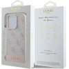 Guess Case For Iphone 16 Pro Max GUHCP16XG4GLpi (4G Pu Bottom Stripe) pink