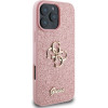 Guess Case For Iphone 16 Pro Max GUHCP16XHG4SGp (Fixed Glitter Big 4G) pink