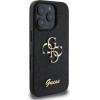 Guess Case For Iphone 16 Pro Max GUHCP16XHG4SGk (Fixed Glitter Big 4G) black