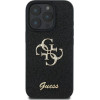 Guess Case For Iphone 16 Pro Max GUHCP16XHG4SGk (Fixed Glitter Big 4G) black