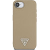 Guess Case For Iphone 16e Compatible With Magsafe GUHMPSE4P4PGrsgw (Pu 4G Circle W/ Classic Logo) brown