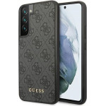 Guess Case For Samsung S22 GUHCS22SG4GFgr (4G Metal Gold Logo) grey