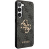 Guess Case For Samsung S24 Plus GUHCS24M4GMggr (Leather 4G Metal Logo) black