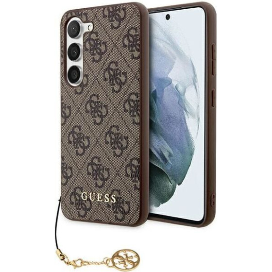 Guess Case For Samsung S24 Plus GUHCS24MGF4GBr (4G Charm) brown