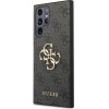 Guess Case For Samsung S24 Ultra GUHCS24L4GMggr (Leather 4G Metal Logo) black