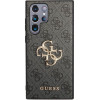 Guess Case For Samsung S24 Ultra GUHCS24L4GMggr (Leather 4G Metal Logo) black