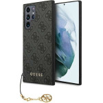Guess Case For Samsung S24 Ultra GUHCS24LGF4GGr (4G Charm) black