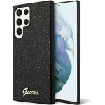 Guess Case For Samsung S24 Ultra GUHCS24LHggshk (Glitter Script) black