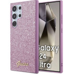 Guess Case For Samsung S24 Ultra GUHCS24LHggshu (Glitter Script) purple
