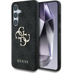 Guess Case For Samsung S25 GUHCS25S4GMggr (4G Pu Big Logo) black