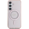 Guess Case For Samsung S25 GUHMS25SPftdtep (Magnetic Iml Rhinestones) pink