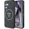 Guess Case For Samsung S25 Plus GUHMS25MHG4PRtgk (Magnetic Iml Metal Glitter 4G Circle Triangle) black