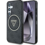 Guess Case For Samsung S25 Plus GUHMS25MHG4PRtgk (Magnetic Iml Metal Glitter 4G Circle Triangle) black