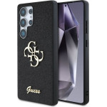 Guess Case For Samsung S25 Ultra GUHCS25LHG4SGk (Fixed Glitter Big 4G) black