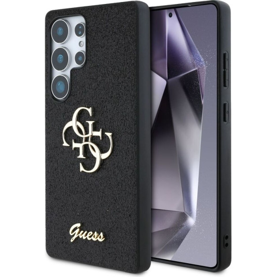 Guess Case For Samsung S25 Ultra GUHCS25LHG4SGk (Fixed Glitter Big 4G) black