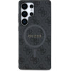 Guess Case For Samsung S25 Ultra GUHMS25LG4GFrk (Magnetic Pu 4G Ring Classic Logo) black