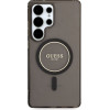 Guess Case For Samsung S25 Ultra GUHMS25LHfgerek (Magnetic Iml Glitter Circle) black
